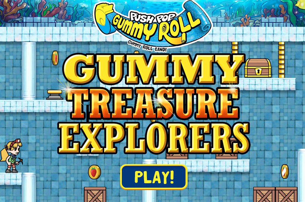 Push Pop Gummy Roll Treasure Explorers